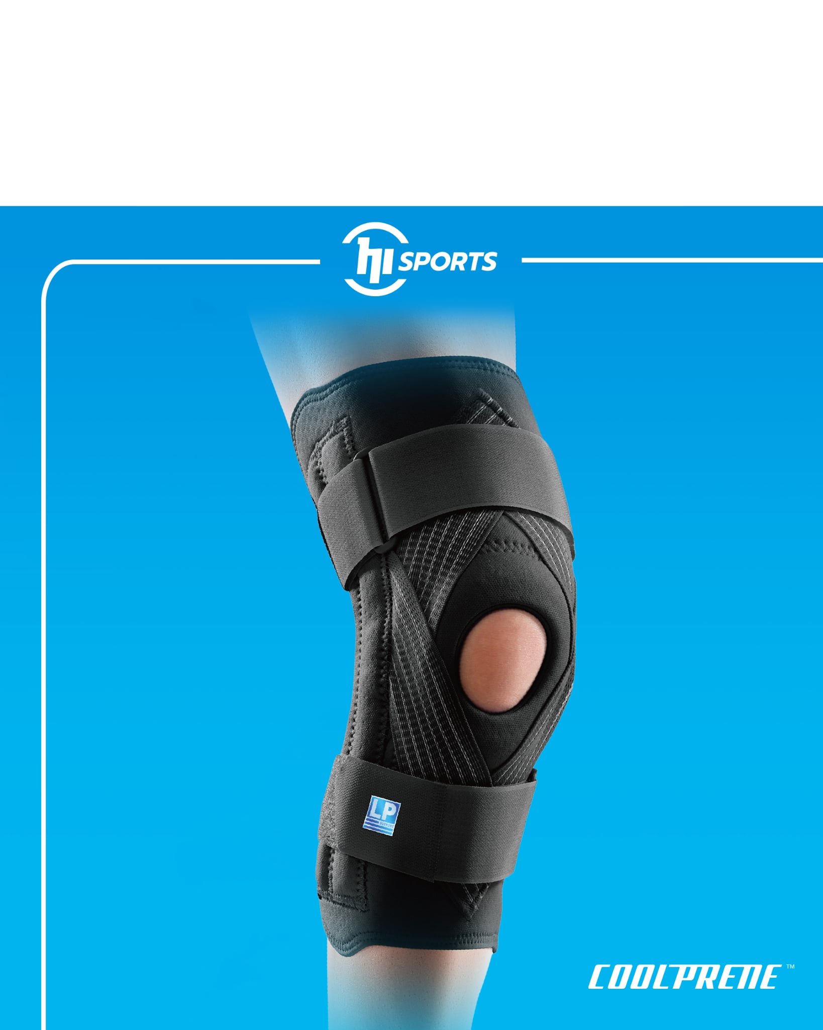 Đai gối trợ lực gân bánh chè chuyên sâu COOLPRENE™