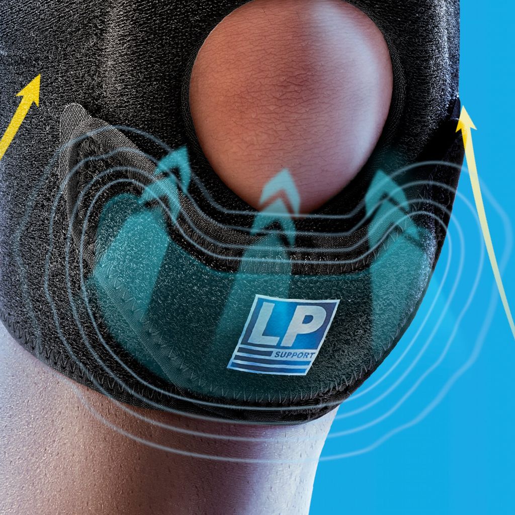 Đai Gối Chữ V Khóa Bánh Chè (Cầu Lông & Tennis) COOLPRENE™