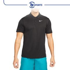 Áo Polo tay ngắn thể thao - MENS - AS M NKCT DF POLO SOLID-BLACK/WHITE