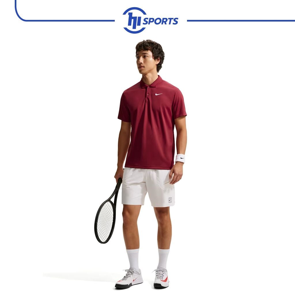 Áo Polo tay ngắn thể thao - MENS - AS M NKCT DF POLO SOLID - TEAM RED/WHITE