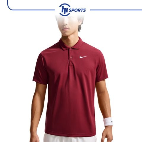 Áo Polo tay ngắn thể thao - MENS - AS M NKCT DF POLO SOLID - TEAM RED/WHITE