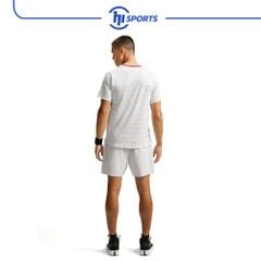 Áo tay ngắn thể thao - MENS - AS M NKCT DF ADVTG TOP PRT - LIGHT BONE/TOUGH RED/BLACK