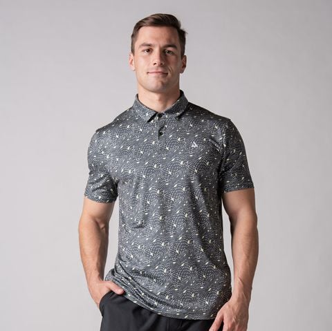 Men's Club Printed Polo
