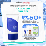  Kem chống nắng hóa học dưỡng ẩm mỏng nhẹ Isntree Hyaluronic Acid Watery Sun Gel 50ml 