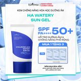  Kem chống nắng hóa học dưỡng ẩm mỏng nhẹ Isntree Hyaluronic Acid Watery Sun Gel 50ml 