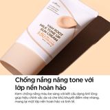  Kem Chống Nắng Vật Lý Thuần Chay Nâng Tone & Bảo Vệ Da Toàn Diện Isntree Yam Root Milk Tone Up Sun Cream 50ml 
