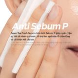  Tinh chất Trà Xanh dưỡng ẩm và kiểm soát dầu nhờn Isntree Green Tea Fresh Serum 50ml 