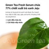  Tinh chất Trà Xanh dưỡng ẩm và kiểm soát dầu nhờn Isntree Green Tea Fresh Serum 50ml 