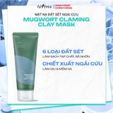  Mặt nạ đất sét Ngải Cứu làm sạch bã nhờn Isntree Mugwort Calming Clay Mask 100ml 