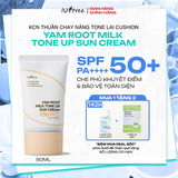  Kem Chống Nắng Vật Lý Thuần Chay Nâng Tone & Bảo Vệ Da Toàn Diện Isntree Yam Root Milk Tone Up Sun Cream 50ml 