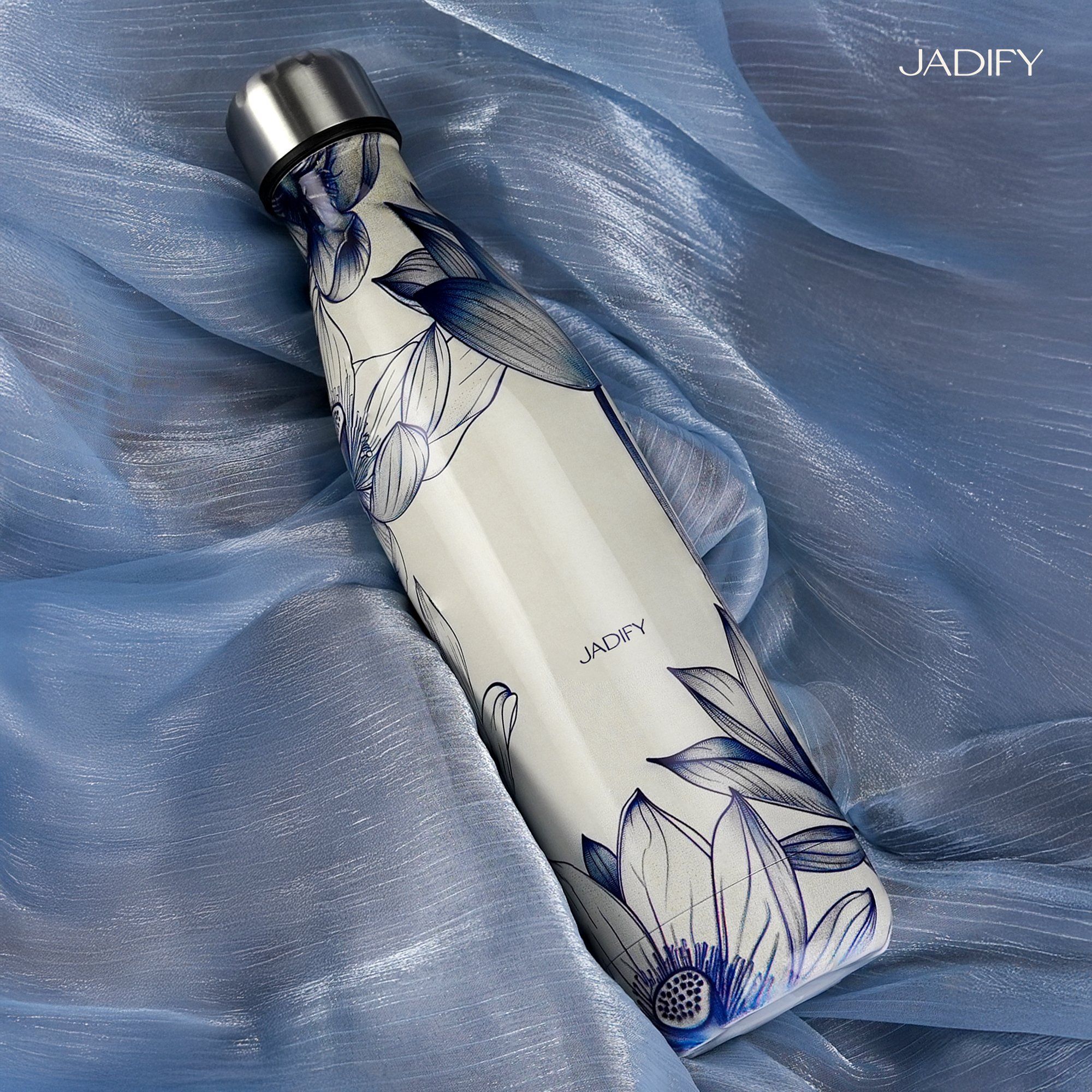  Bình Giữ Nhiệt Hoa Sen - Ngọc Liên Phú Quý - Wavy Bottle Blooming – 750ml - Jadify 