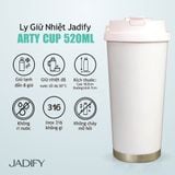  Ly Giữ Nhiệt Cao Cấp - Chạm Dấu Cố Đô - Arty Cup The Hue Imprint - 520ml - Jadify 