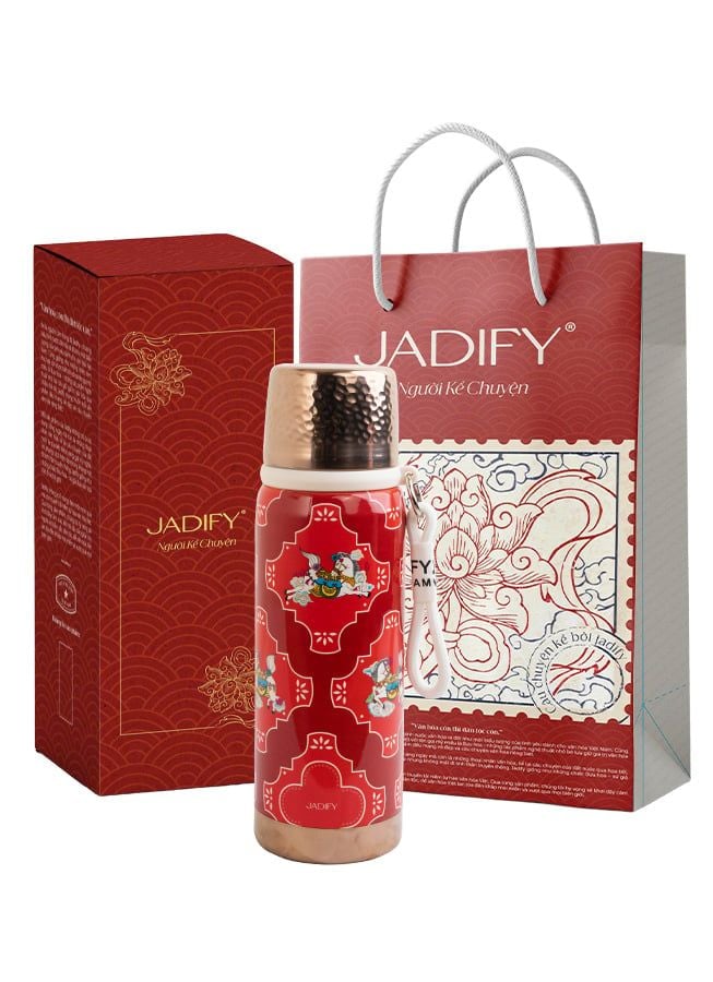  Bình Giữ Nhiệt "Sắc Mã Kim Hoàng" - Luxy Bottle "Colors of the Kim Hoang Horse" – 700ml - BST Mã Diên Phúc - Jadify 