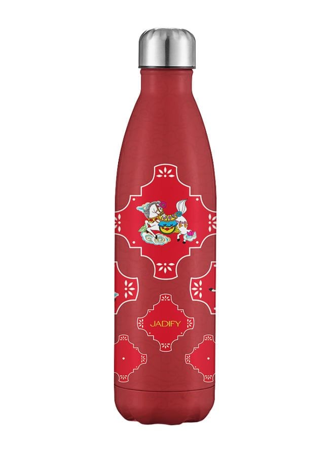  Bình Giữ Nhiệt Sắc Mã Kim Hoàng - Wavy Bottle "Colors of the Kim Hoang Horse" – 750ml - BST "Mã Diên Phúc" - Jadify 