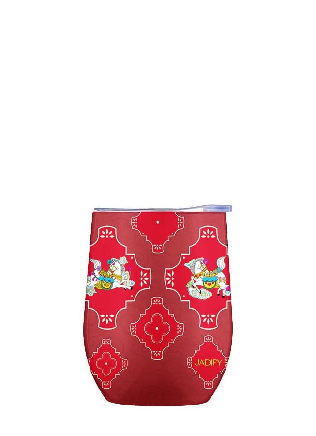  Cốc Giữ Nhiệt Sắc Mã Kim Hoàng - Eggy Cup "Colors of the Kim Hoang Horse" – 350ml - BST "Mã Diên Phúc" - Jadify 