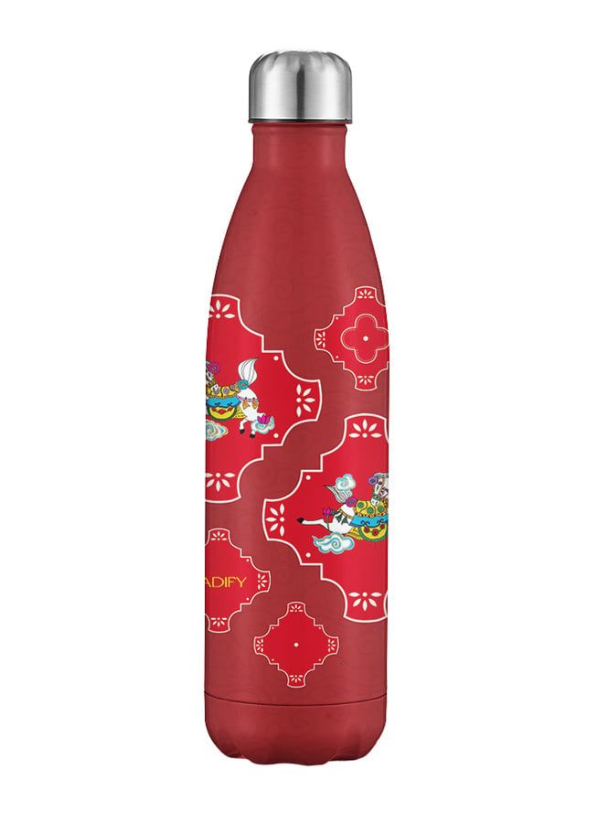  Bình Giữ Nhiệt Sắc Mã Kim Hoàng - Wavy Bottle "Colors of the Kim Hoang Horse" – 750ml - BST "Mã Diên Phúc" - Jadify 