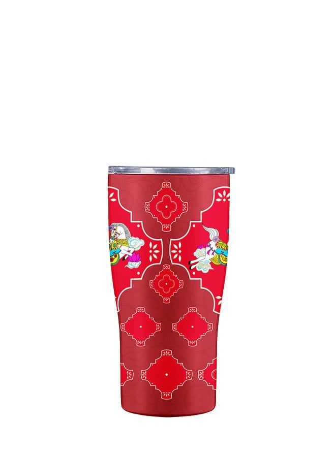  Ly Giữ Nhiệt Sắc Mã Kim Hoàng - Classy Cup "Colors of the Kim Hoang Horse" – 600ml - BST "Mã Diên Phúc" - Jadify 