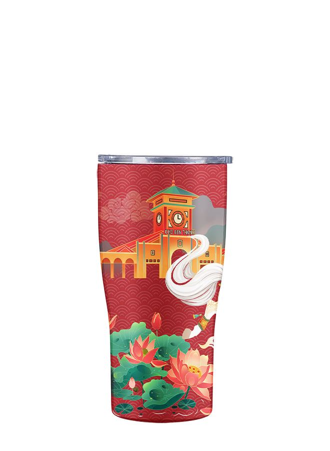  Ly Giữ Nhiệt Nhất Mã Tam Vùng - Classy Cup "One Horse, Three Lands" – 600ml - BST "Mã Diên Phúc" - Jadify 