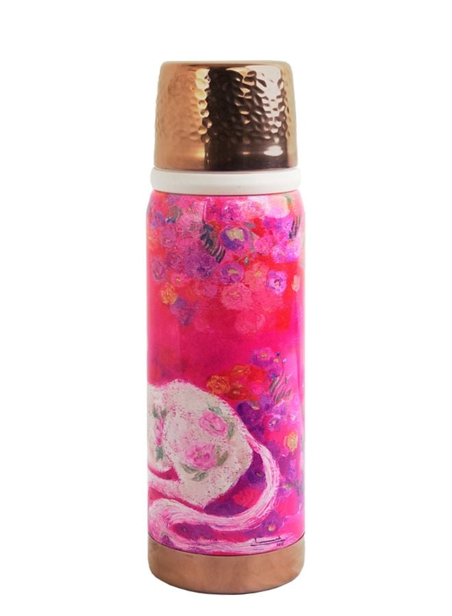  Bộ Quà Tặng Bình Giữ Nhiệt "Bạch Mã Hồng Mai" - Luxy Bottle "White Horse of Spring" – 700ml - BST Mã Diên Phúc - Jadify 