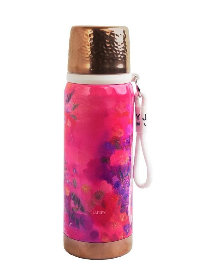  Bộ Quà Tặng Bình Giữ Nhiệt "Bạch Mã Hồng Mai" - Phiên Bản Hộp Lụa Cao Cấp - Luxy Bottle "White Horse of Spring" - 700ml - Jadify 