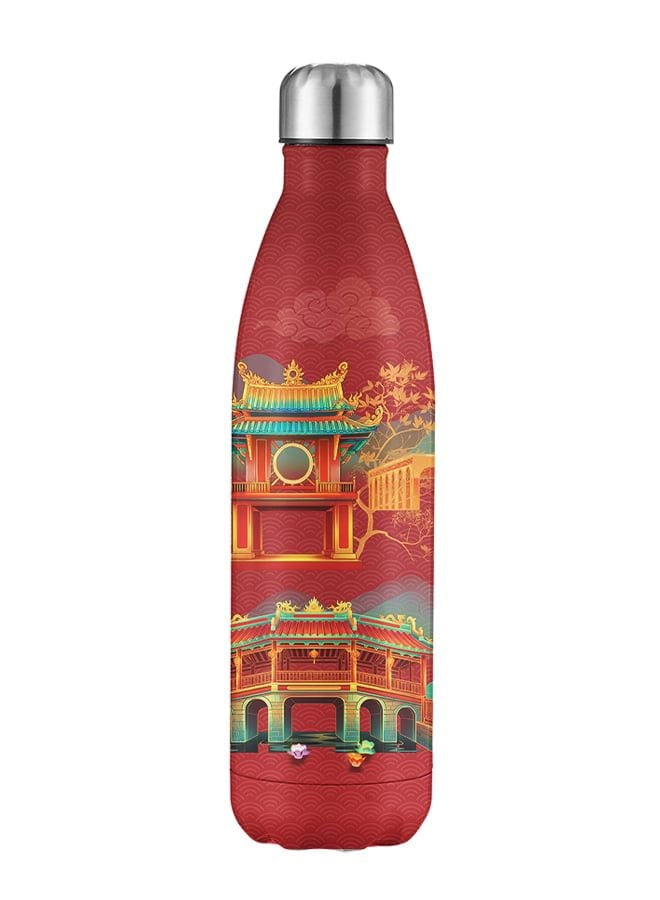  Bình Giữ Nhiệt Nhất Mã Tam Vùng - Wavy Bottle "One Horse, Three Lands" – 750ml - BST "Mã Diên Phúc" - Jadify 