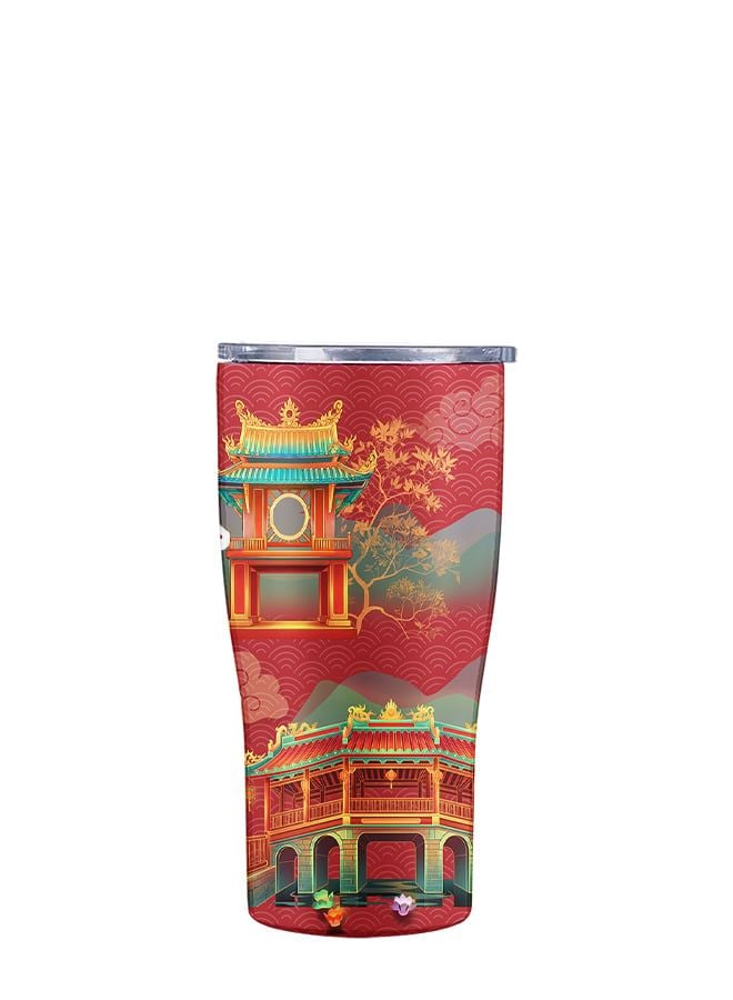  Ly Giữ Nhiệt Nhất Mã Tam Vùng - Classy Cup "One Horse, Three Lands" – 600ml - BST "Mã Diên Phúc" - Jadify 