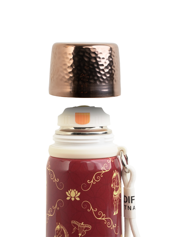  Bình Giữ Nhiệt "Họa Sắc Đông Hồ" - Luxy Bottle "Dong Ho Year of the Horse" – 700ml - BST Mã Diên Phúc - Jadify 