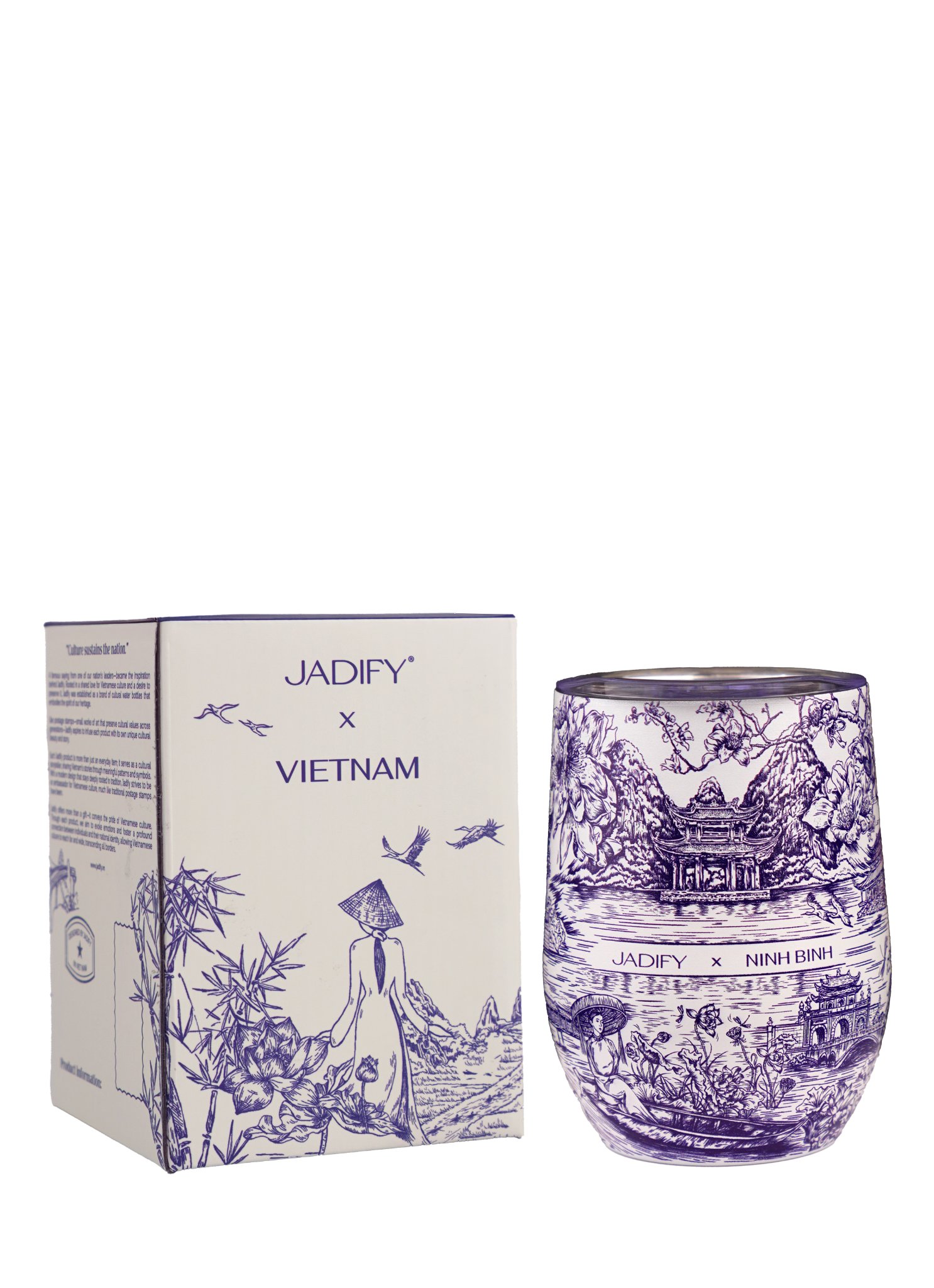  Cốc Giữ Nhiệt Non Nước Ninh Bình - Eggy Cup Ninh Binh Peaks and Rivers - 350ml - Jadify 