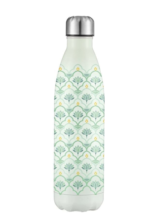  Bình Giữ Nhiệt Hoa Sen - Liên Hoa Đồng Tụ - Wavy Bottle "Lotus Convergence" – 750ml - Jadify 