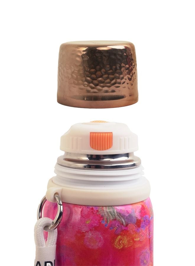  Bộ Quà Tặng Bình Giữ Nhiệt "Bạch Mã Hồng Mai" - Luxy Bottle "White Horse of Spring" – 700ml - BST Mã Diên Phúc - Jadify 