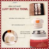  Bình Giữ Nhiệt "Họa Sắc Đông Hồ" - Luxy Bottle "Dong Ho Year of the Horse" – 700ml - BST Mã Diên Phúc - Jadify 