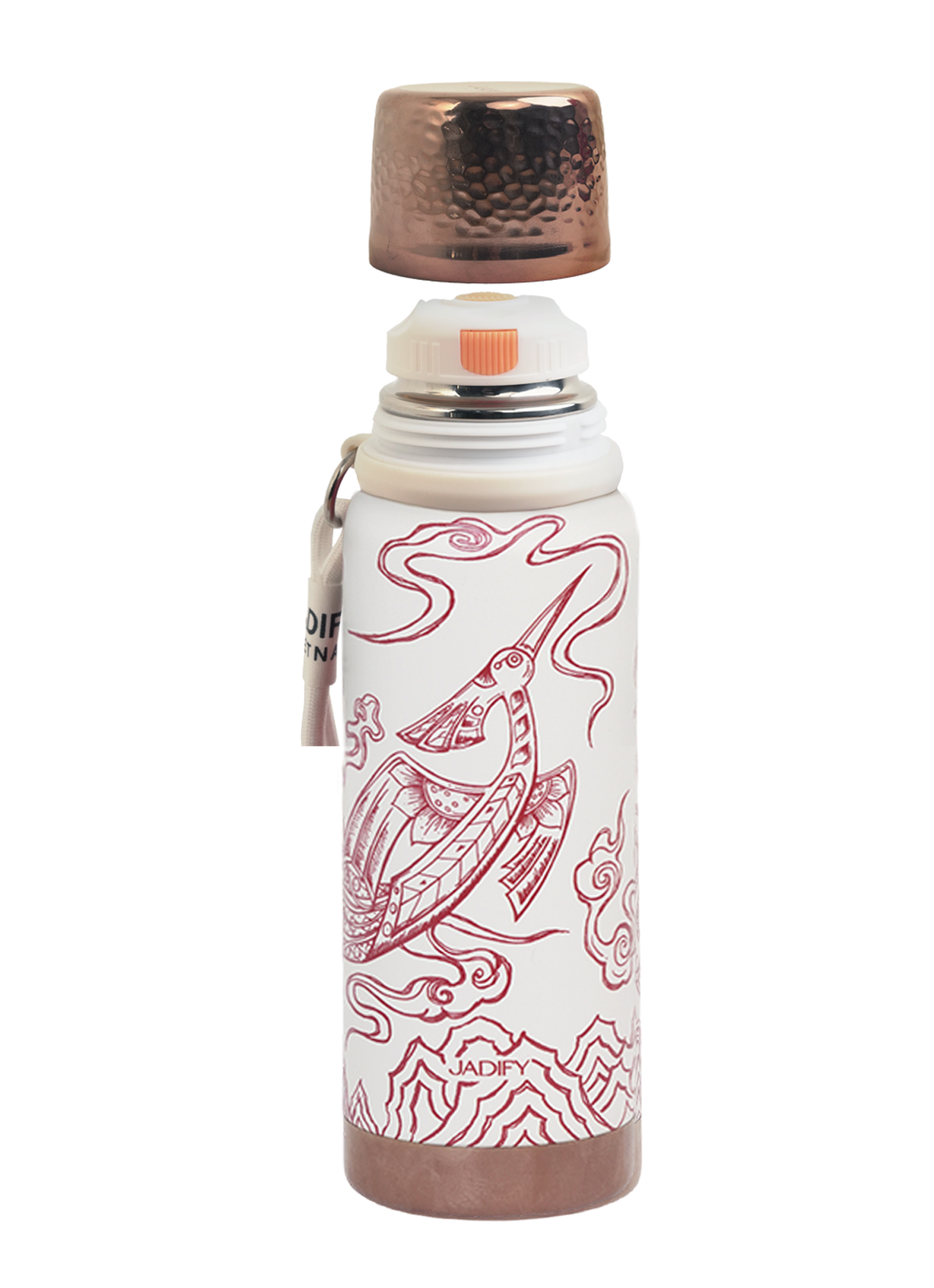  Bình Giữ Nhiệt Lạc Điểu Triêu Dương - Luxy Bottle Lạc Bird At Dawn – 700ml - Jadify 
