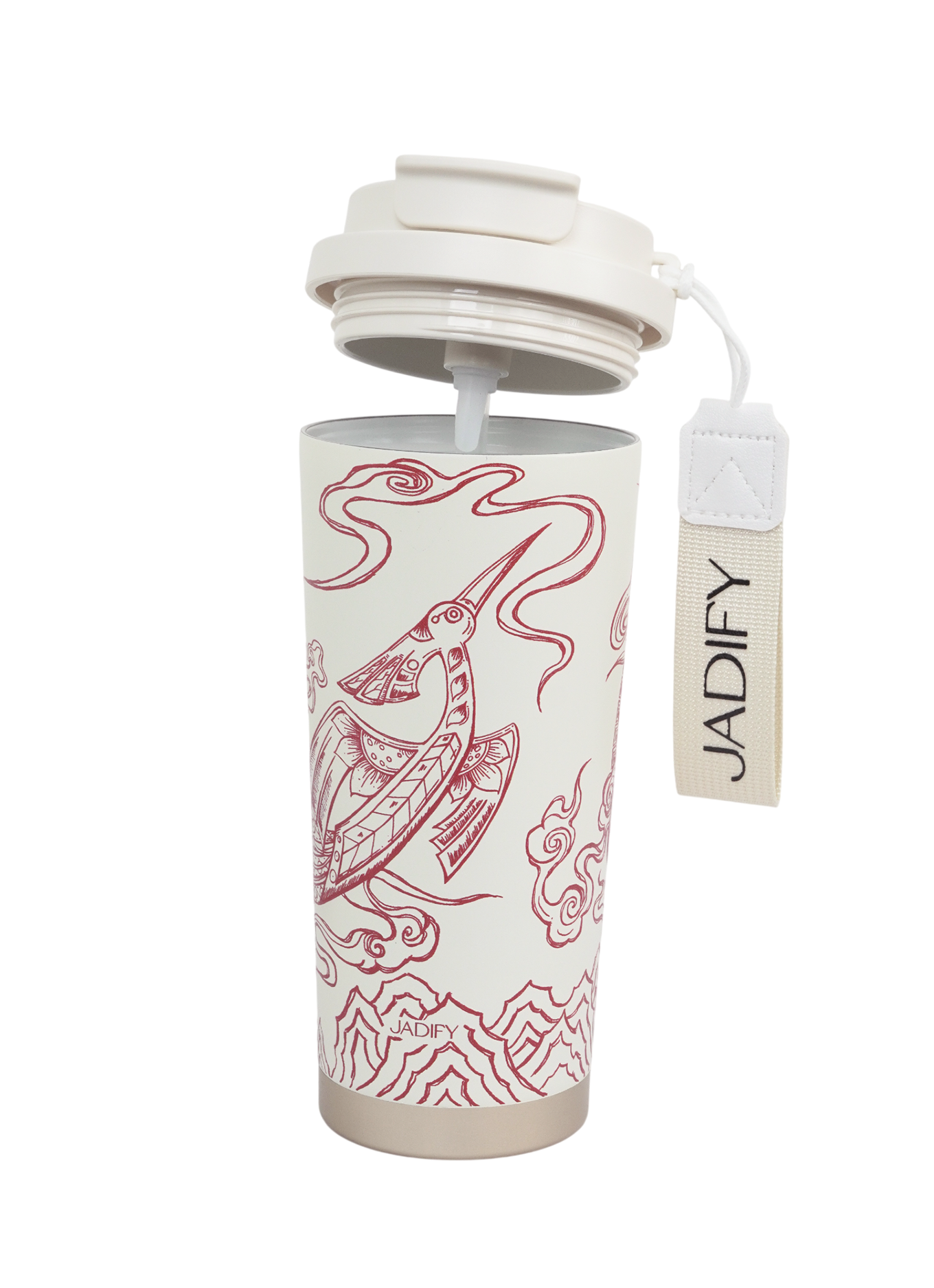  Ly Giữ Nhiệt Cao Cấp Lạc Điểu Triêu Dương - Arty Cup Lạc Bird At Dawn - 520ml - Jadify 