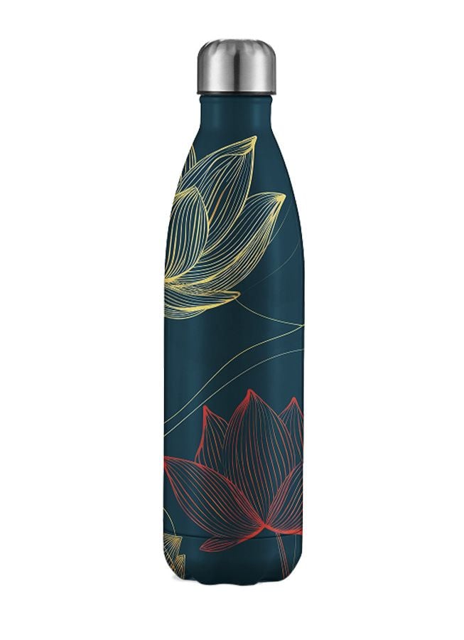  Bình Giữ Nhiệt Hoa Sen - Dạ Sen Nguyệt Ảnh - Wavy Bottle Midnight – 750ml -Jadify 