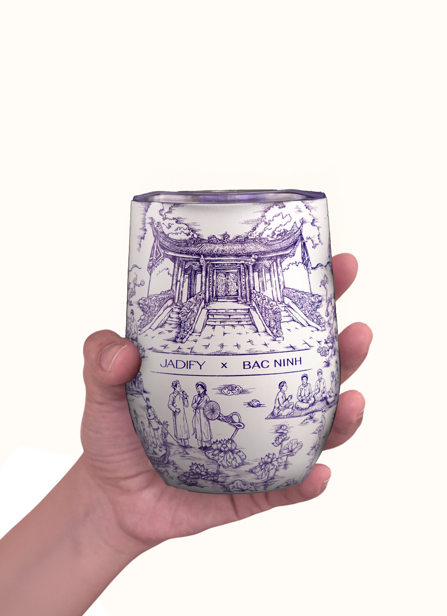  Cốc Giữ Nhiệt Thanh Sắc Bắc Ninh - Eggy Cup Tones Of Bac Ninh - 350ml - Jadify 