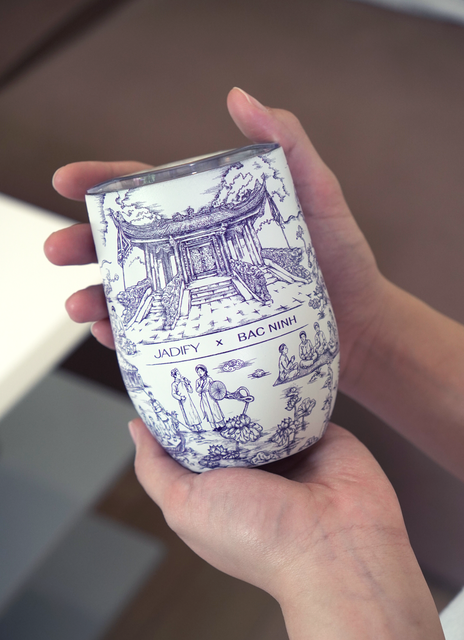 Cốc Giữ Nhiệt Thanh Sắc Bắc Ninh - Eggy Cup Tones Of Bac Ninh - 350ml - Jadify 
