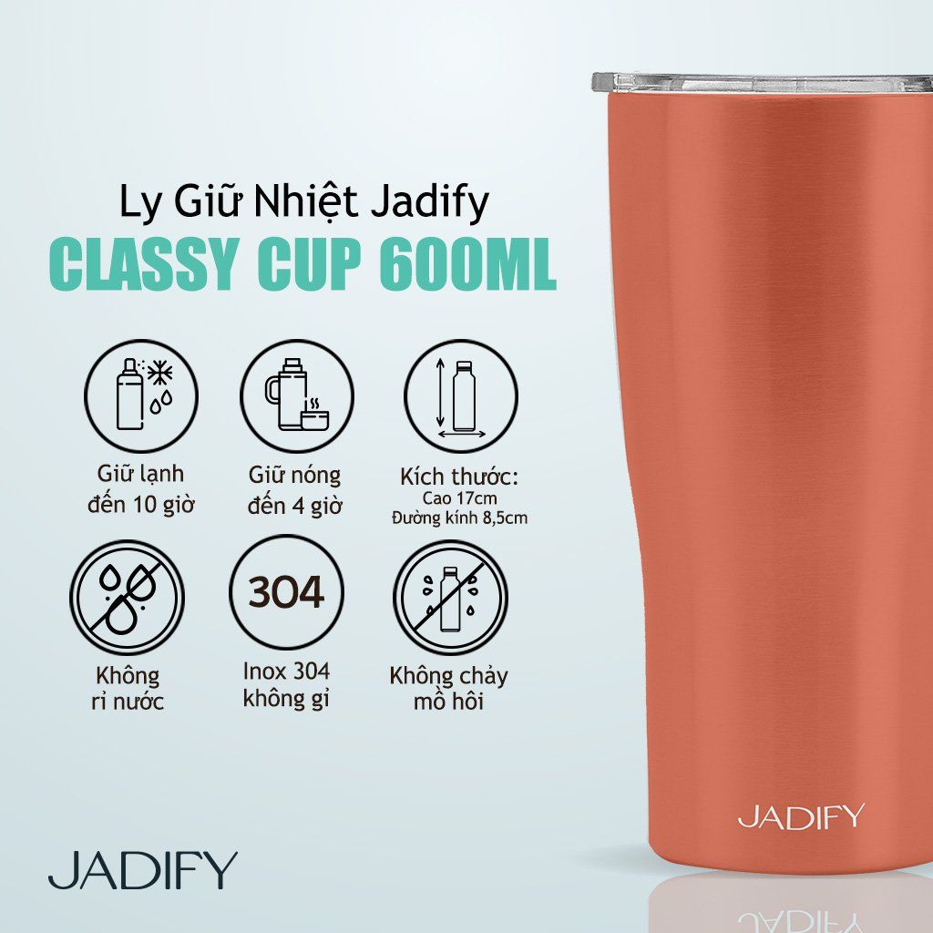  Ly Giữ Nhiệt Ngũ Hành Kỳ Bảo - Thổ Điển Quy – Classy Cup The Earthly Turtle - 600ml - Jadify 