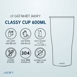  Ly Giữ Nhiệt Họa Sắc Đông Hồ - Classy Cup "Dong Ho Year of the Horse" – 600ml - BST "Mã Diên Phúc" - Jadify 