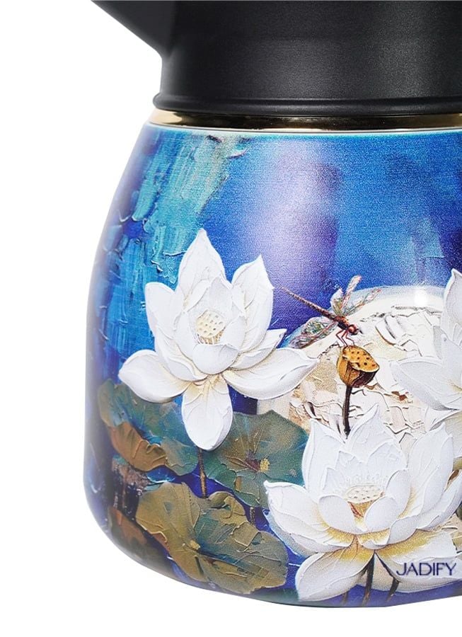  Ấm Giữ Nhiệt Hoa Sen Đông Bích - Sapphire Winter Cozy Teapot - BST Tứ Thời Họa Liên - 1.1L - Jadify 