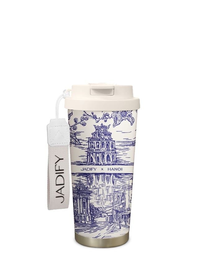  Ly Giữ Nhiệt Cao Cấp Một Vòng Hà Nội - Arty Cup A Tour of Hanoi- 520ml - Jadify 