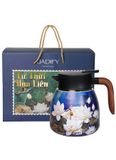  Ấm Giữ Nhiệt Hoa Sen Đông Bích - Sapphire Winter Cozy Teapot - BST Tứ Thời Họa Liên - 1.1L - Jadify 