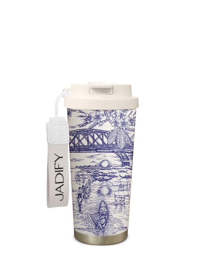  Ly Giữ Nhiệt Cao Cấp - Chạm Dấu Cố Đô - Arty Cup The Hue Imprint - 520ml - Jadify 