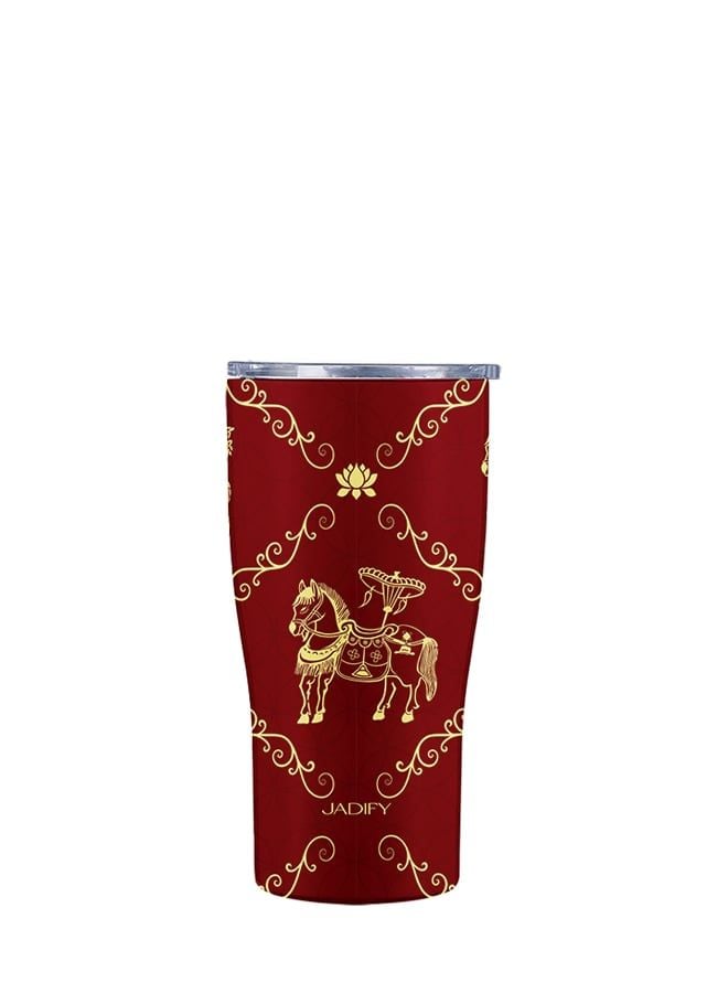  Ly Giữ Nhiệt Họa Sắc Đông Hồ - Classy Cup "Dong Ho Year of the Horse" – 600ml - BST "Mã Diên Phúc" - Jadify 
