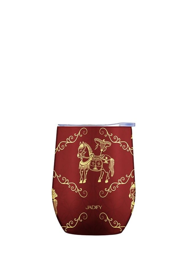  Cốc Giữ Nhiệt Họa Sắc Đông Hồ - Eggy Cup "Dong Ho Year of the Horse" – 350ml - BST "Mã Diên Phúc" - Jadify 