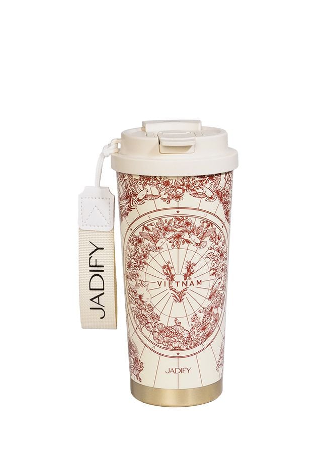  Bộ Quà Tặng Ly Giữ Nhiệt Cao Cấp Arty Cup Việt Nam Hạnh Phúc - Vietnam Happiness - 520ml - Jadify 