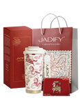  Ly Giữ Nhiệt Cao Cấp - Vân Mã Hồng Điều - Arty Cup Crimson Cloud Steed - 520ml - Jadify 