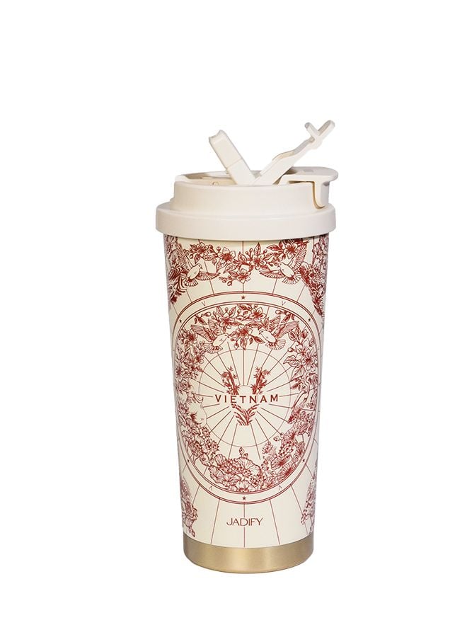  Bộ Quà Tặng Ly Giữ Nhiệt Cao Cấp Arty Cup Việt Nam Hạnh Phúc - Vietnam Happiness - 520ml - Jadify 