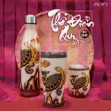  Cốc Giữ Nhiệt Ngũ Hành Kỳ Bảo - Thổ Điển Quy - Eggy Cup The Earthly Turtle – 350ml - Jadify 