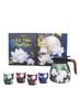  Bộ Ấm Chén Trà Hoa Sen "Tứ Thời Họa Liên" - Xuân Diệp - Emerald Spring Tea Set - Jadify 