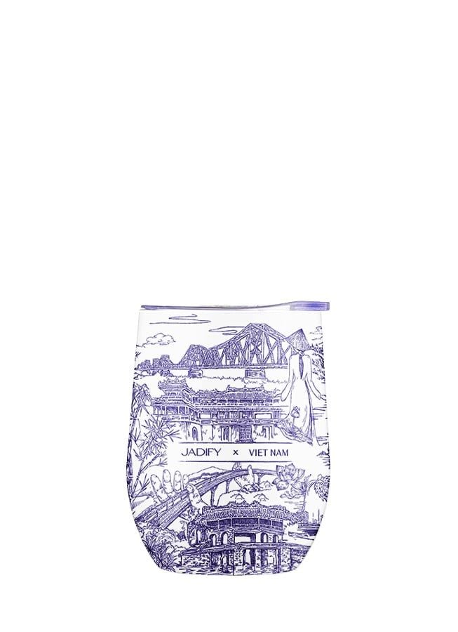  Cốc Giữ Nhiệt Một Dải Việt Nam - Eggy Cup Across Viet Nam - 350ml - Jadify 